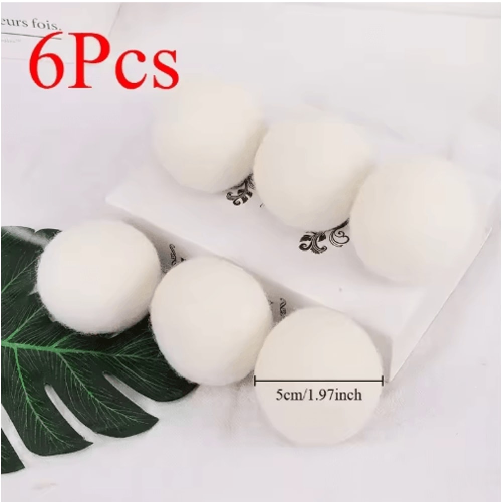 Reusable Wool Dryer Balls Natural Fabric Softener For Laundry 9