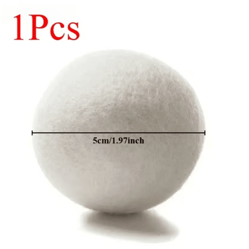 Reusable Wool Dryer Balls Natural Fabric Softener For Laundry 11