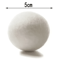 Reusable Wool Dryer Balls Natural Fabric Softener For Laundry 12