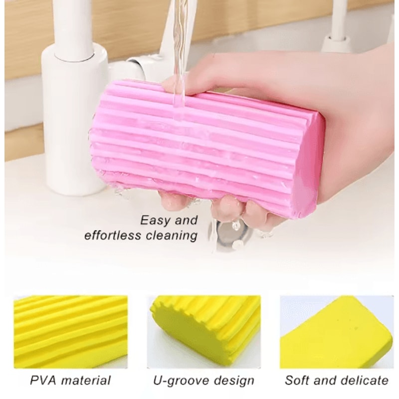 Reusable Damp Clean Duster Sponge For Home Car Cleaning 11