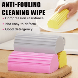 reusable damp clean duster sponge for home & car cleaning