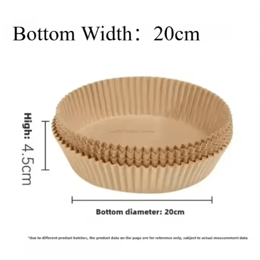 Disposable Air Fryer Baking Paper Liners Square Round Rectangle 3