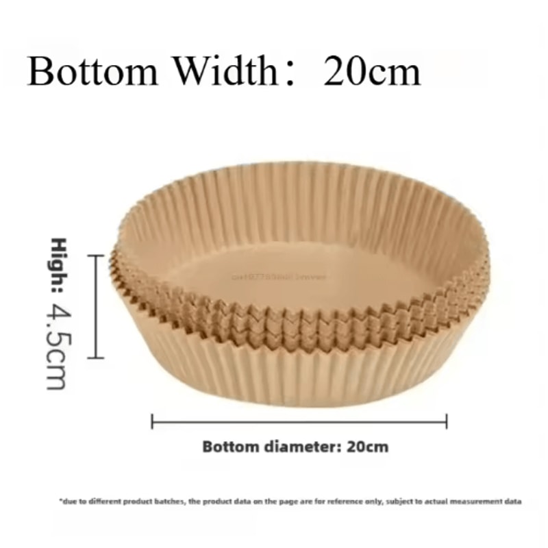 Disposable Air Fryer Baking Paper Liners Square Round Rectangle 3