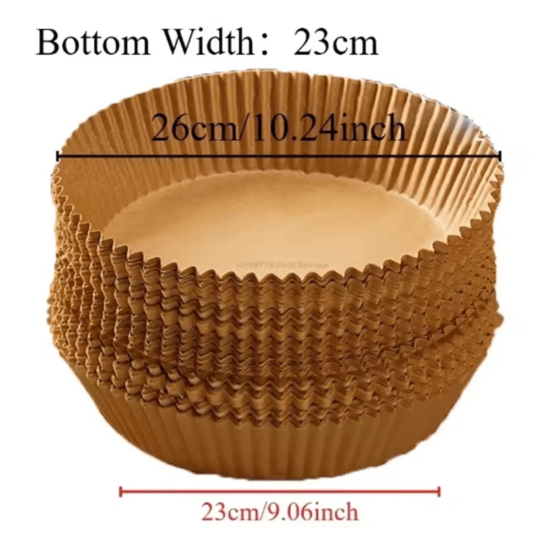 Disposable Air Fryer Baking Paper Liners Square Round Rectangle 5