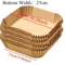 Disposable Air Fryer Baking Paper Liners Square Round Rectangle 6