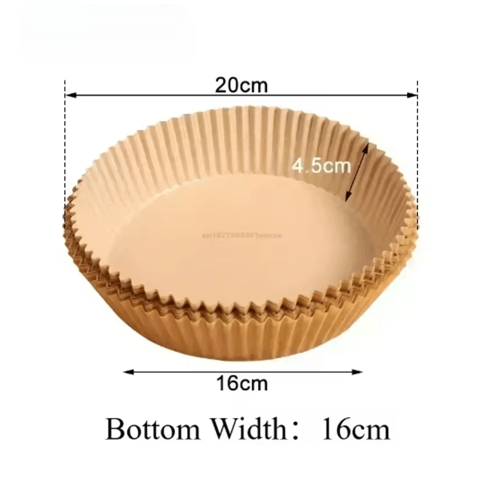 Disposable Air Fryer Baking Paper Liners Square Round Rectangle 7