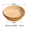 Disposable Air Fryer Baking Paper Liners Square Round Rectangle 7