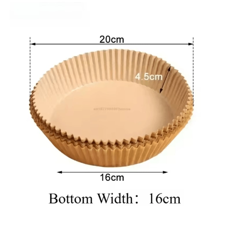 Disposable Air Fryer Baking Paper Liners Square Round Rectangle 7