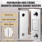 SelfAdhesive Magnetic Cabinet Catch Invisible Door Latch Solution 0