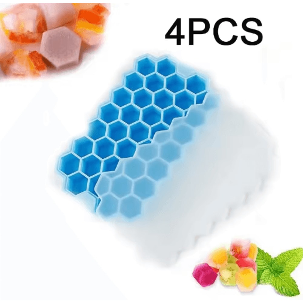 LargeCapacity 148Cube Silicone Ice Tray With Lid BPA Free Ice Maker 13