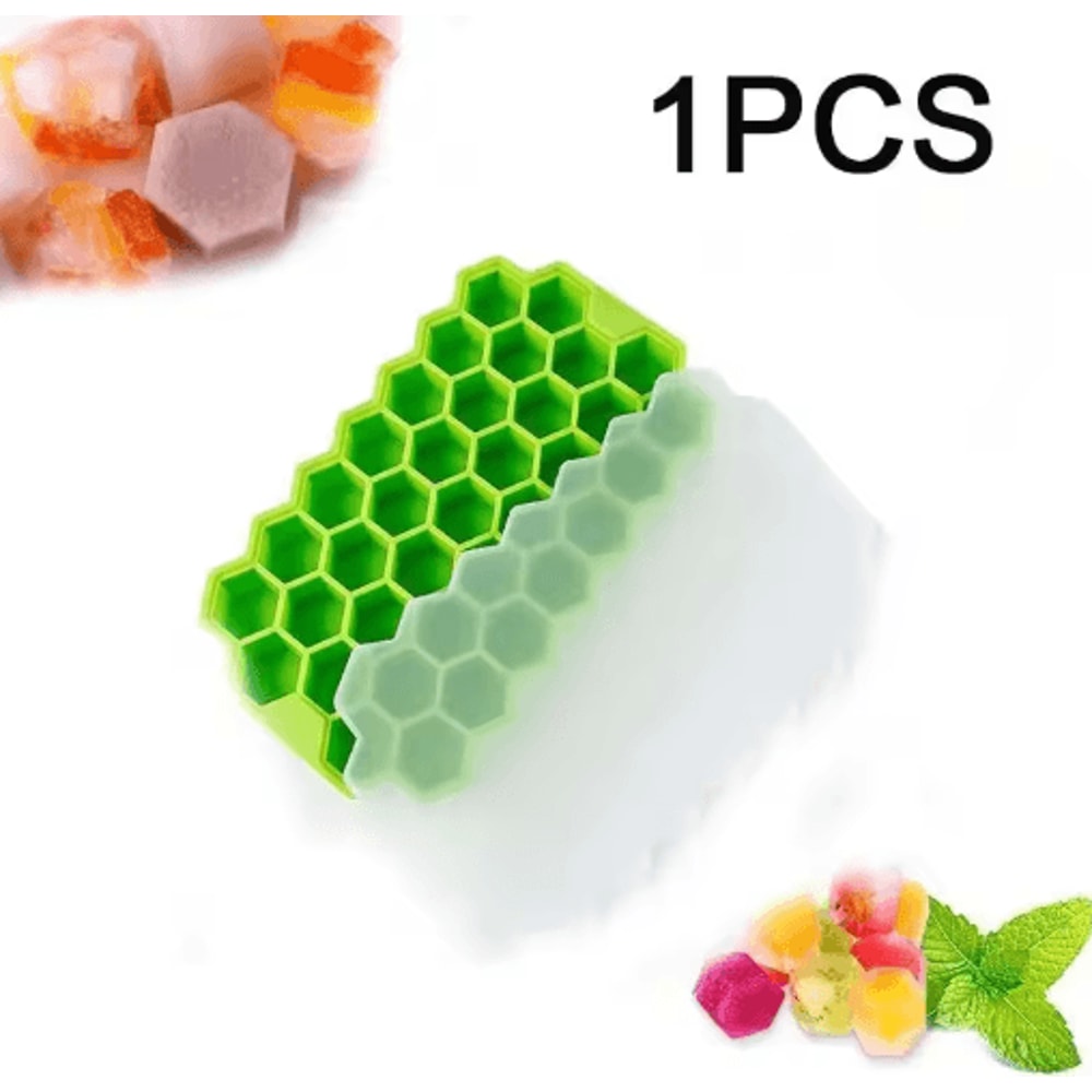 LargeCapacity 148Cube Silicone Ice Tray With Lid BPA Free Ice Maker 6