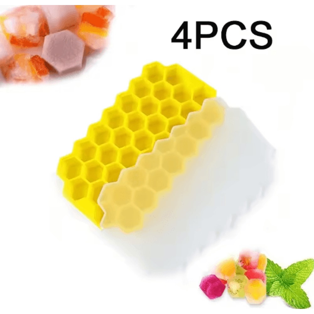 LargeCapacity 148Cube Silicone Ice Tray With Lid BPA Free Ice Maker 7