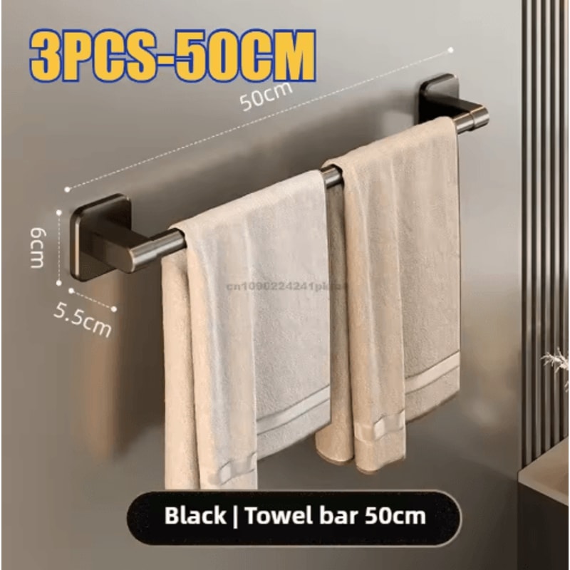 WallMounted Towel Rack With NoDrill Installation 1