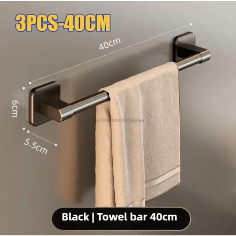 WallMounted Towel Rack With NoDrill Installation 2