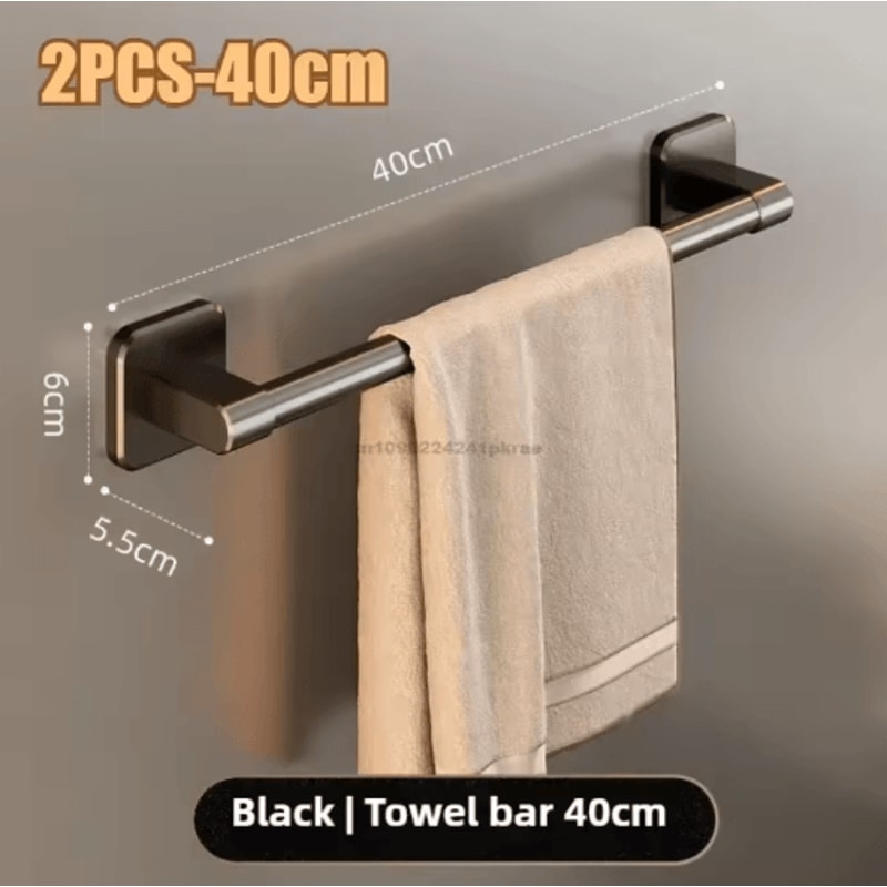 WallMounted Towel Rack With NoDrill Installation 5