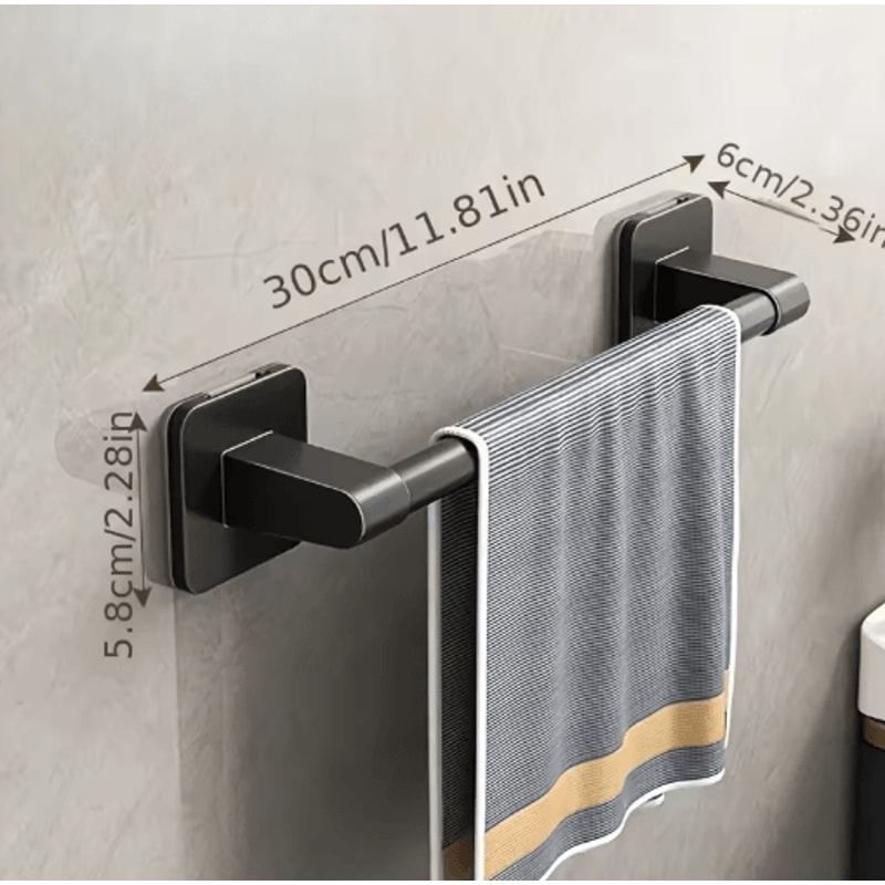 WallMounted Towel Rack With NoDrill Installation 9