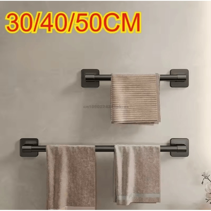 WallMounted Towel Rack With NoDrill Installation 12
