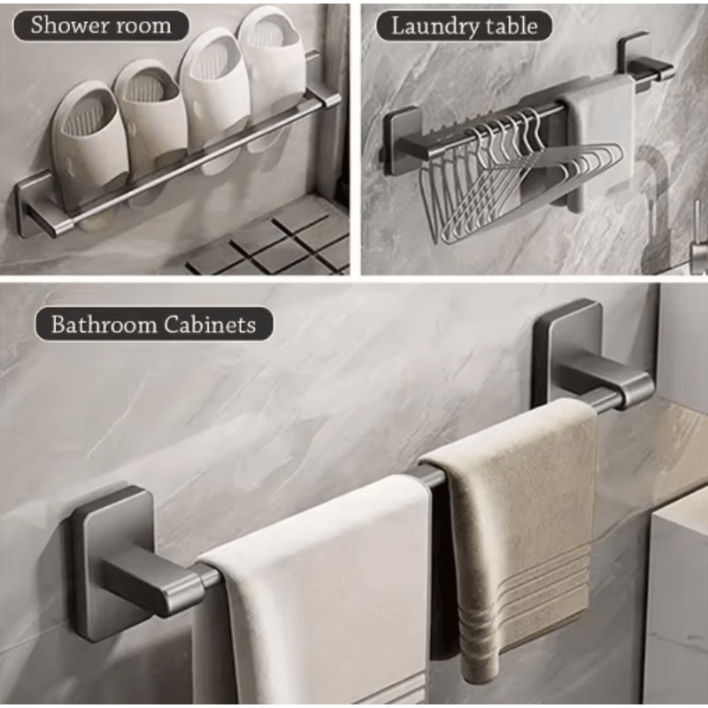 WallMounted Towel Rack With NoDrill Installation 14