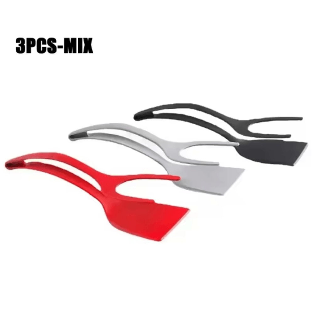 2in1 Egg Spatula Tongs Pancake Egg Flipping Tool 2