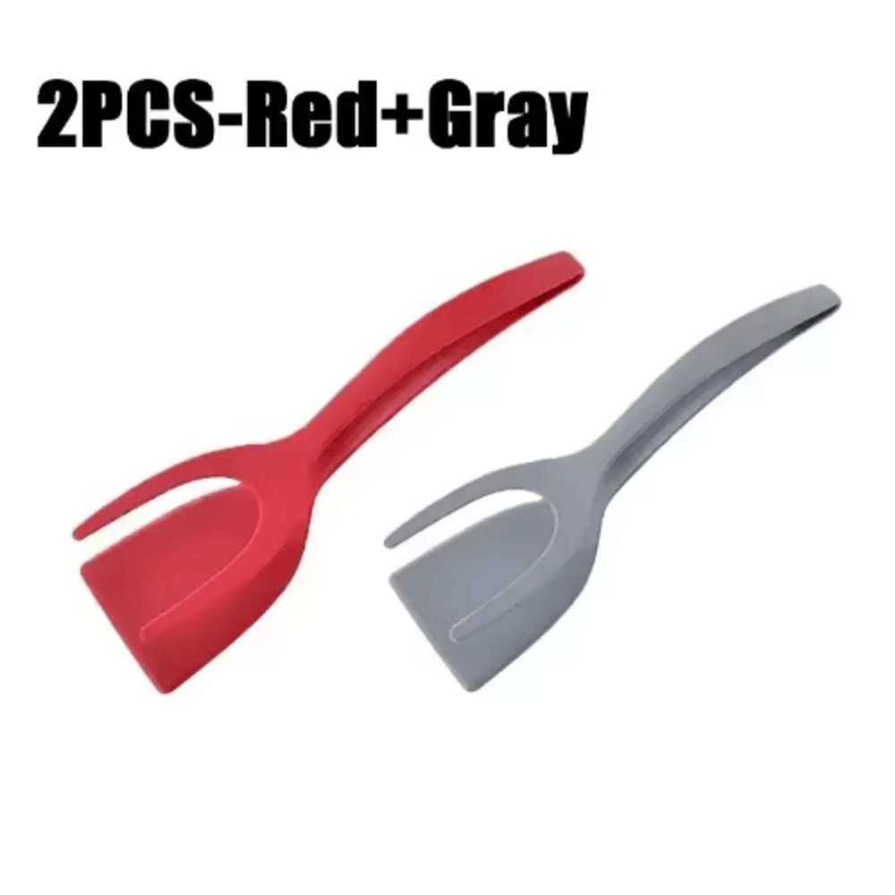 2in1 Egg Spatula Tongs Pancake Egg Flipping Tool 6