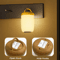 LED Touch Lamp With Dimmable RGB Colors Wood Grain Base 4