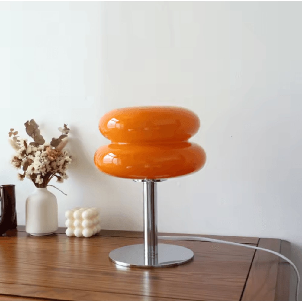 Macaron Glass Table Lamp With Trichromatic Dimming 5