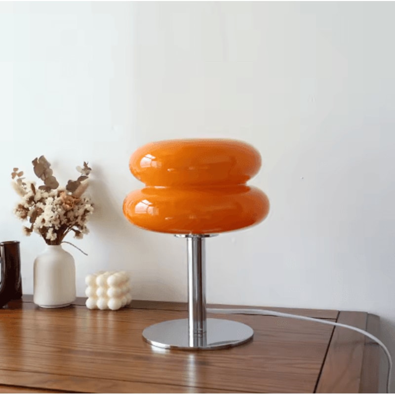Macaron Glass Table Lamp With Trichromatic Dimming 5