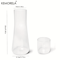 30oz Clear Borosilicate Glass Bedside Water Carafe Set With Tumbler 3