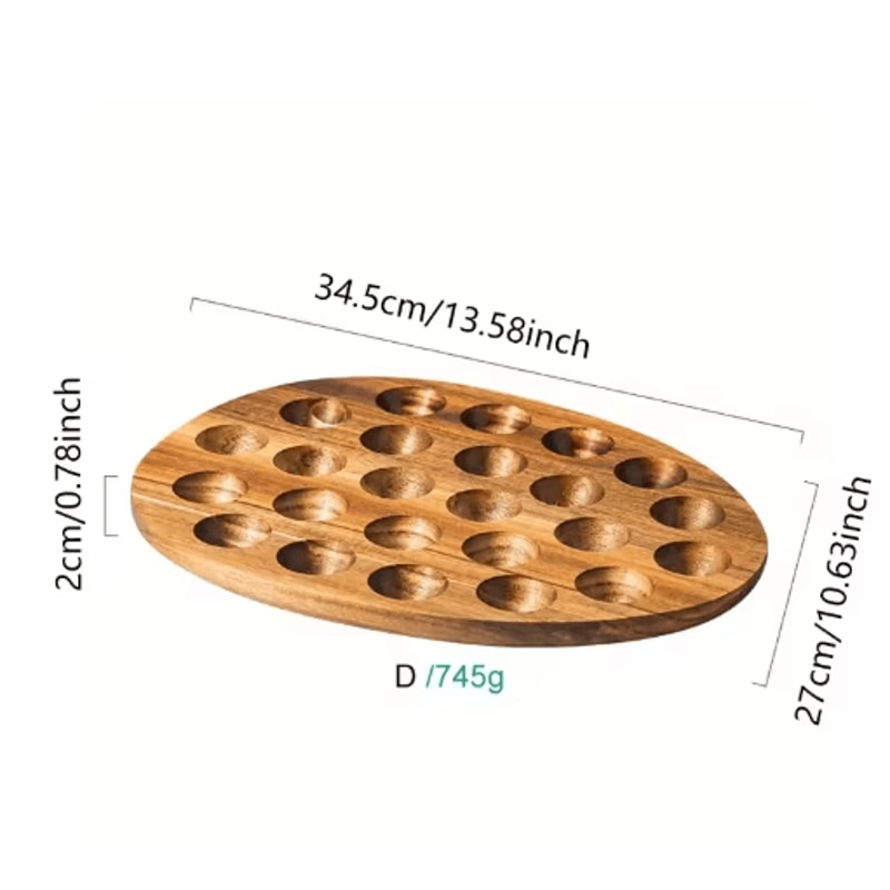 KEMORELA Modern Wooden Egg Storage Box With MultiCompartment Design 2