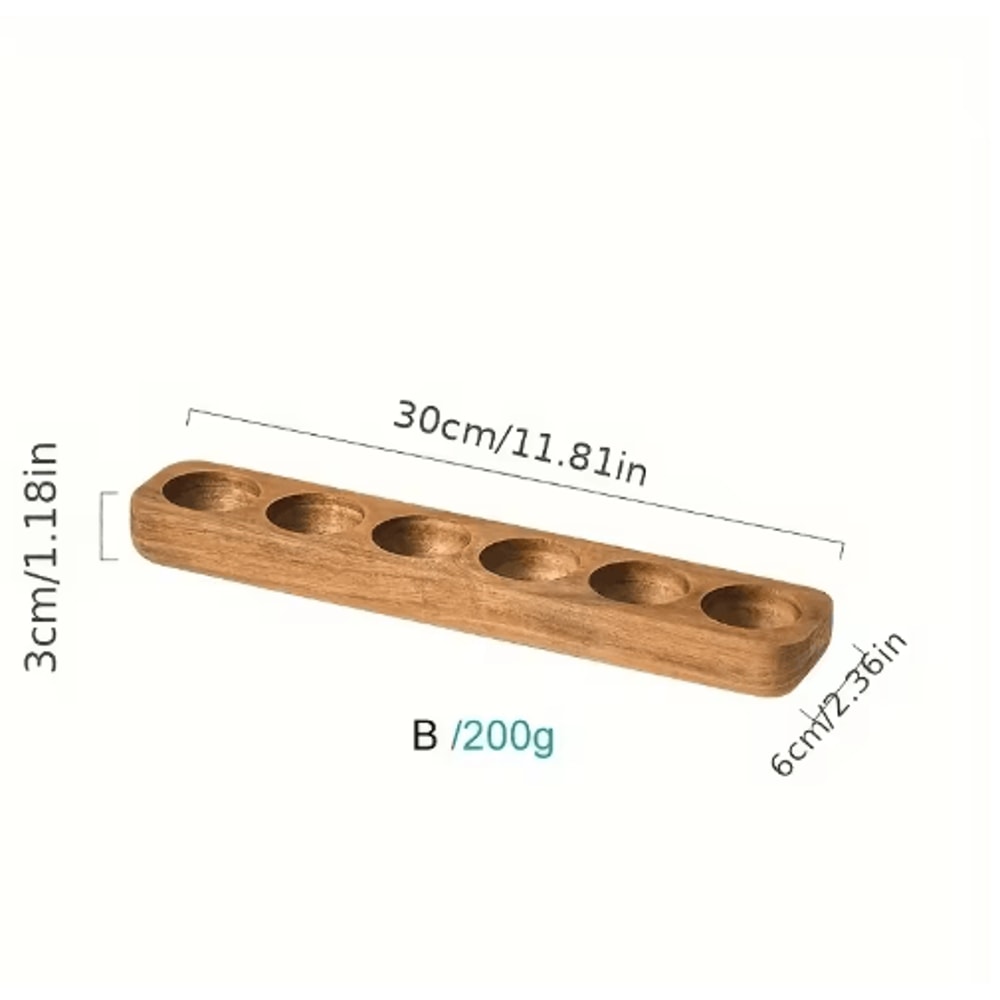 KEMORELA Modern Wooden Egg Storage Box With MultiCompartment Design 4