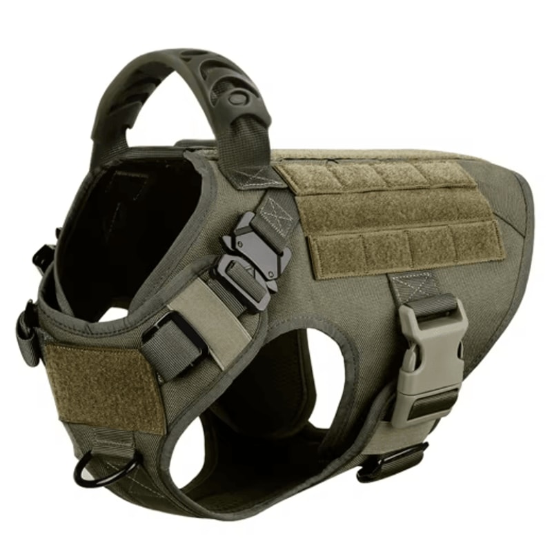Military Tactical Dog Harness For Large Medium Dogs 1