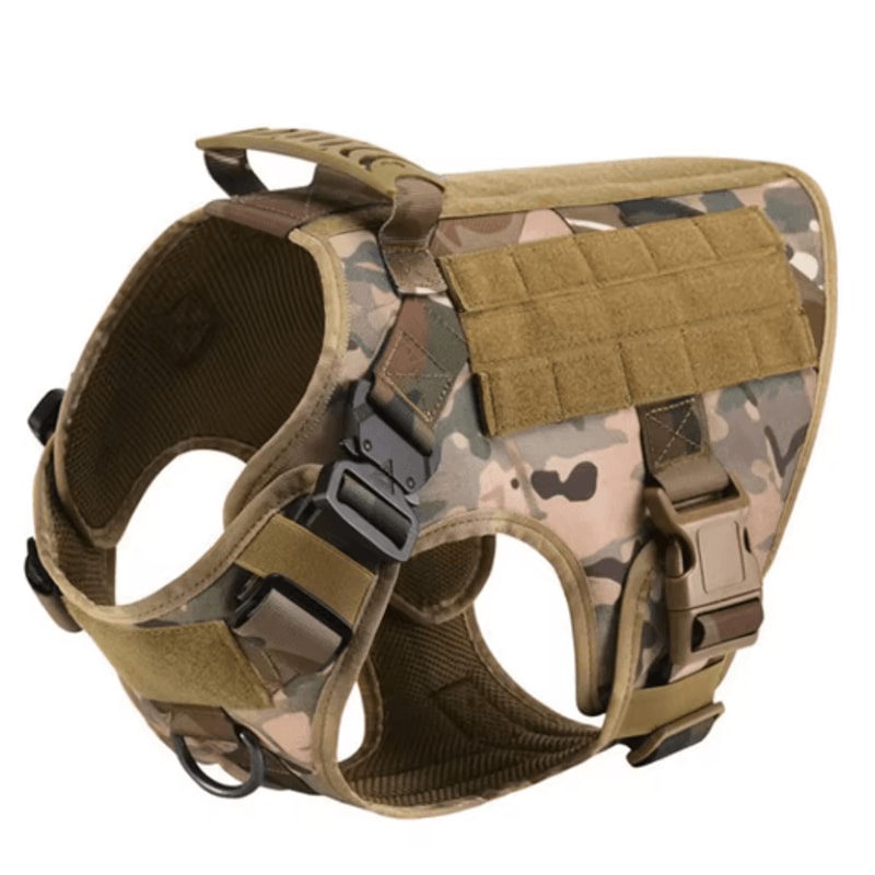 Military Tactical Dog Harness For Large Medium Dogs 2