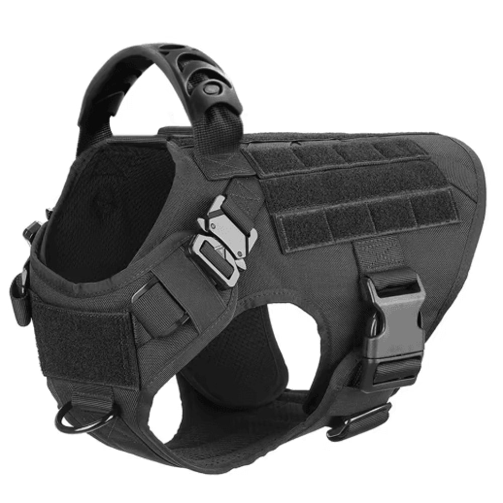 Military Tactical Dog Harness For Large Medium Dogs 3