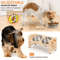 Elevated Adjustable Pet Feeder With Tilted Stainless Steel Bowls 3