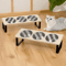 Elevated Cat Bowls Feeder With 15 Tilt 3 Stainless Steel Bowls 3