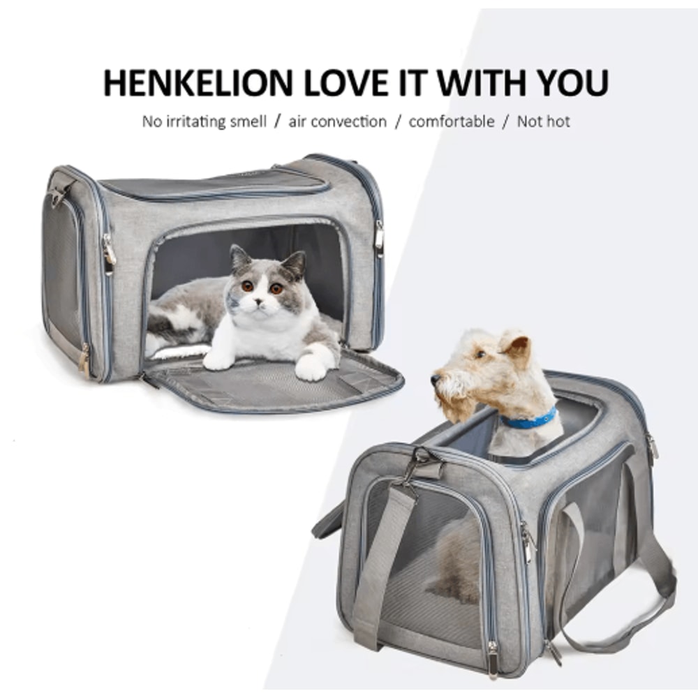 SoftSided Pet Carrier Backpack For Small Dogs Cats 6