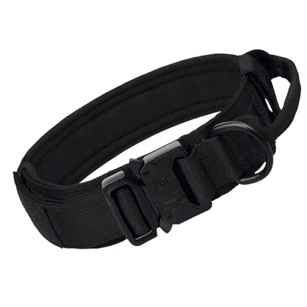HeavyDuty Tactical Dog Collar With Handle For Training Walking 2
