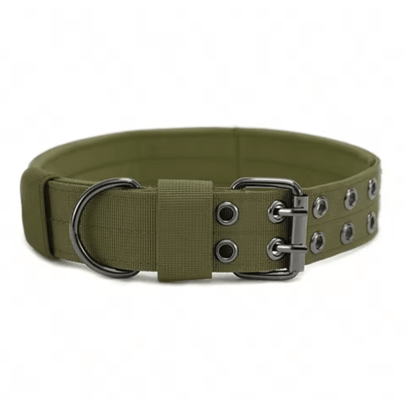 Durable Tactical Dog Collar Military Nylon Collar For Medium Large Dogs 1