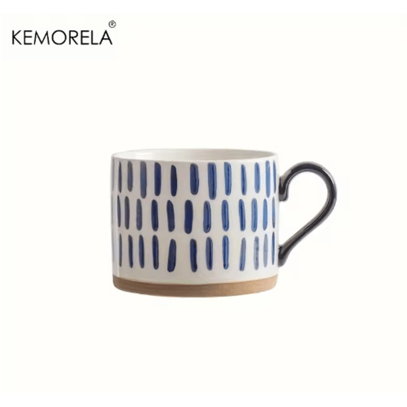 KEMORELA Japanese Ceramic Cup For Coffee Milk Breakfast Drinks 1