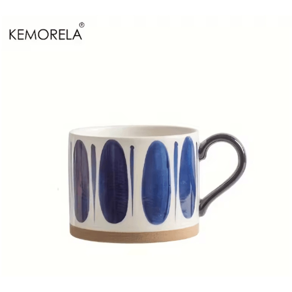 KEMORELA Japanese Ceramic Cup For Coffee Milk Breakfast Drinks 2