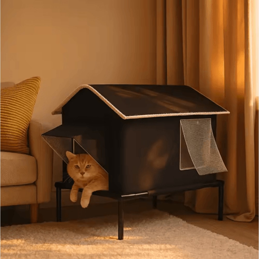 Elevated MoistureProof Pet House Bed For Cats Small Dogs 2