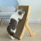 Premium 3in1 Wooden Cat Scratcher Board With Cozy Bed Claw Couch 6