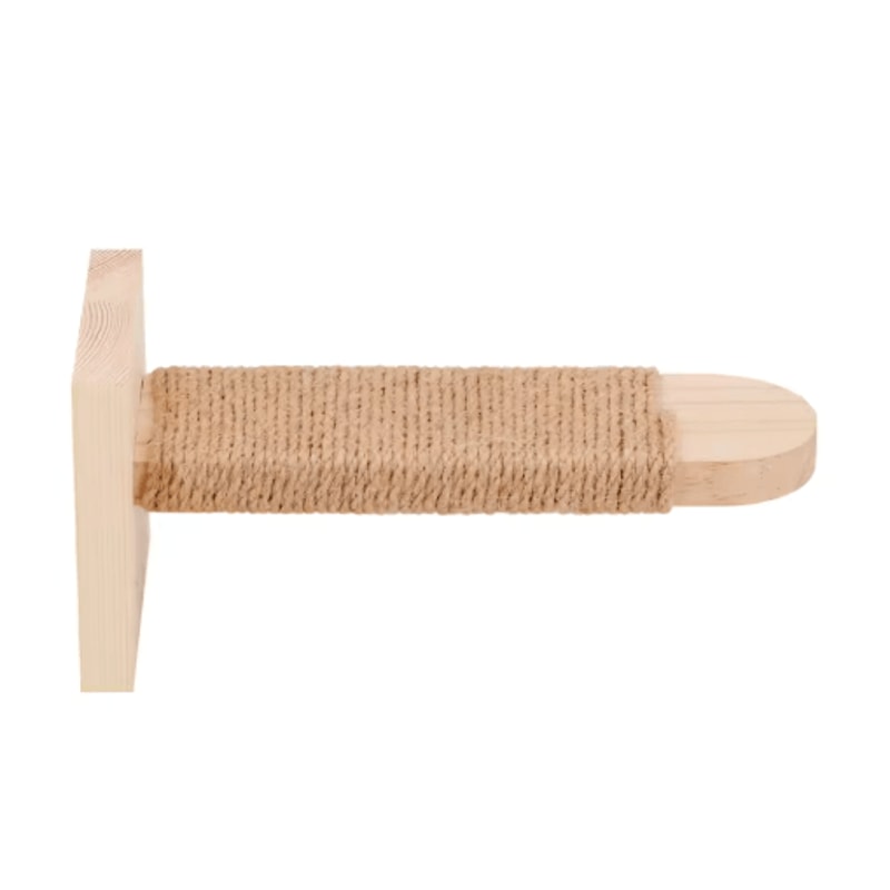 Premium Indoor Wooden Cat Wall Steps Climbing Kitten Ladder With Sisal Rope Scratching Post 5