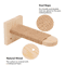 Premium Indoor Wooden Cat Wall Steps Climbing Kitten Ladder With Sisal Rope Scratching Post 6