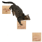 Premium Indoor Wooden Cat Wall Steps Climbing Kitten Ladder With Sisal Rope Scratching Post 7