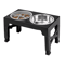Adjustable Elevated Dog Feeder With Double Stainless Steel Dog Bowls For Small Medium Large Dogs 1