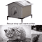 Warm Waterproof Stray Cat House With Insulated Mat Foldable Outdoor Pet Cave Bed For Cats Small Do 5