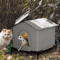 Warm Waterproof Stray Cat House With Insulated Mat Foldable Outdoor Pet Cave Bed For Cats Small Do 7