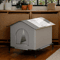Warm Waterproof Stray Cat House With Insulated Mat Foldable Outdoor Pet Cave Bed For Cats Small Do 8