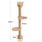 WallMounted Cat Scratching Posts With Dual Perches Sisal Cat Tree Tower Climbing Shelves 4
